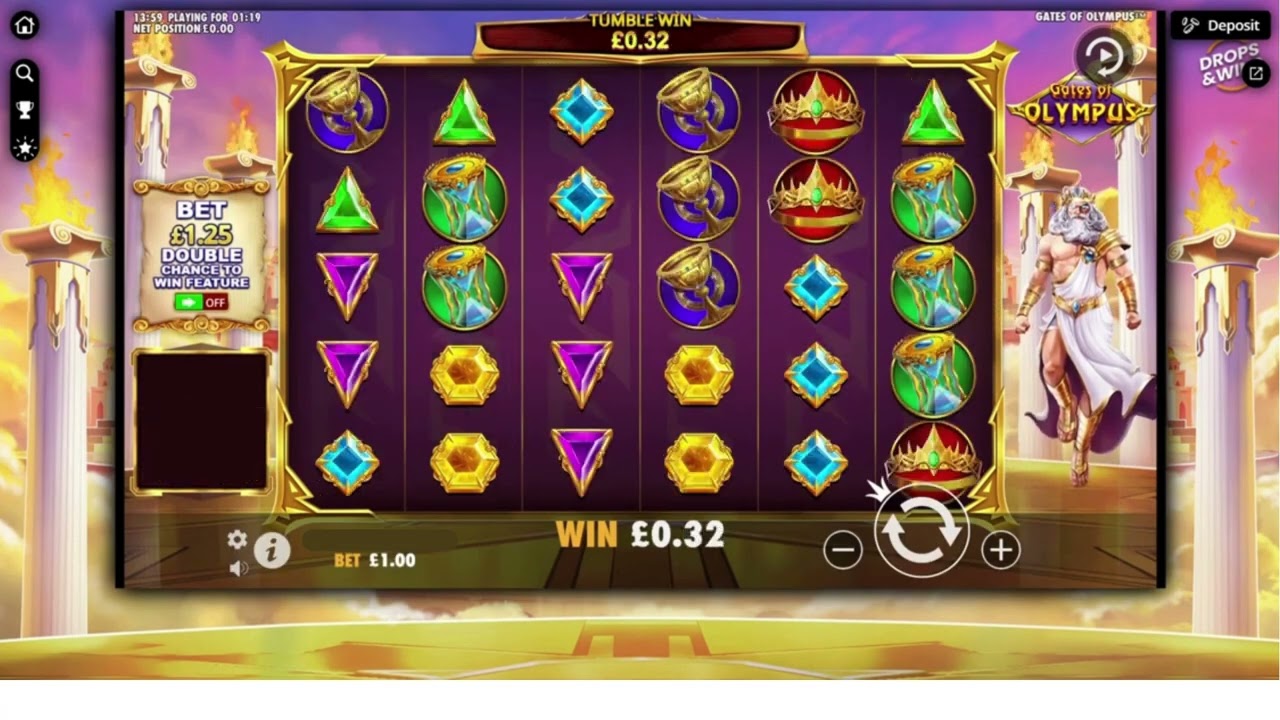 Gates of Olympus – Main Gameplay Screen